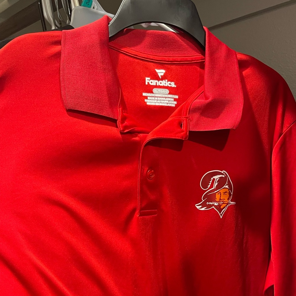 Tampa Bay Bucs Throwback Fanatics Golf Polo XL